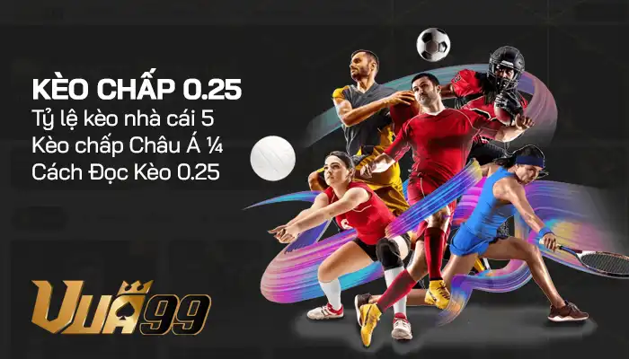 Tỷ lệ 0.25 – Cách đọc kèo chấp ¼ chính xác chuẩn quốc tế